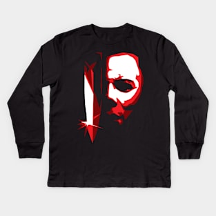 Michael Meyers Kids Long Sleeve T-Shirt